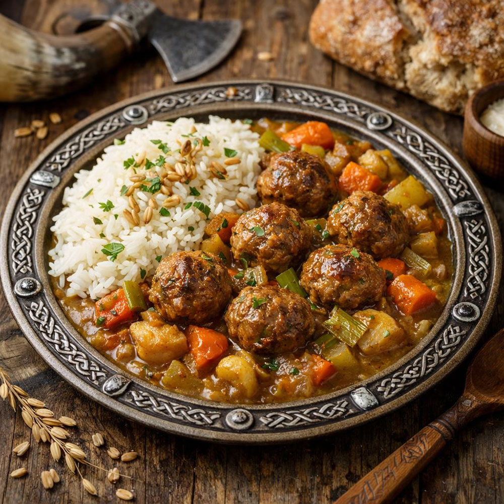 Wikingertopf mit Reis